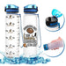 Personalized American Football Mom YW1103562CL Water Tracker Bottle