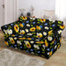 Sunflower Chamomile Bright Color Print Loveseat Couch Slipcover