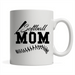 Softball Mom 1 (w) - Full-Wrap Coffee White Mug