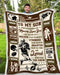 Football Blanket - To My Son - Mommy Loves You