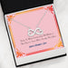 A Day Filled With Beauty And Happiness Infinity Heart Necklace Gift For Mom