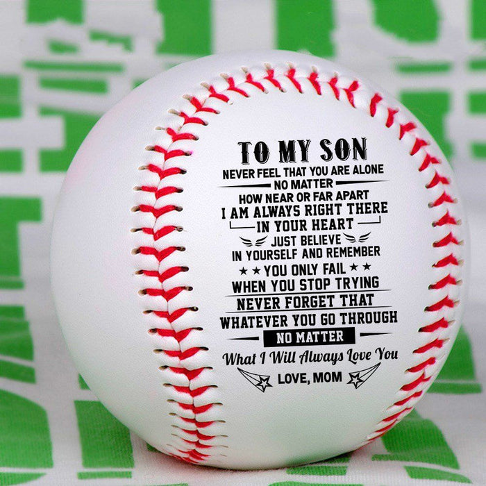 To My Son Baseball Ball BN05