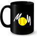 Mom Soft Ball - Full-Wrap Coffee Black Mug