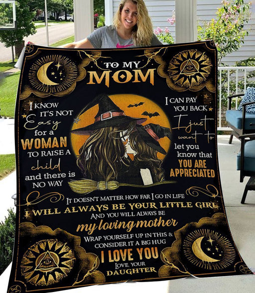 Gift for mom - Halloween gift - To my mom - Wicca - My witch mom- Blanket - MP1510