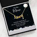 I Love You Night Star Scripted Love Necklace For Mom Message Card Favo Jewelry