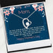 Family  Thanks For Your Sacrifices Mother's Day Gift For Mom Silver Forever Love Necklace
