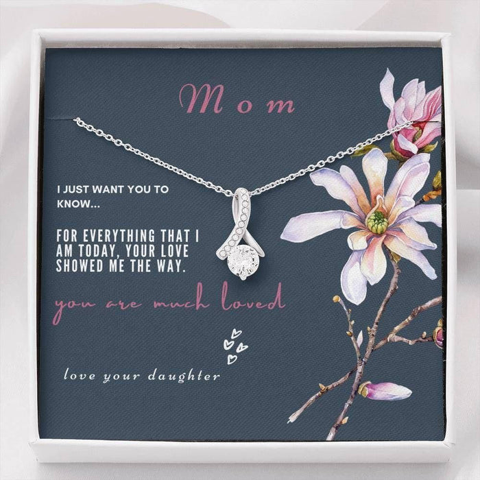 To Mom You Are Much Loved Alluring Beauty Necklace Gift For Mom Mother's Day Gift Ideas