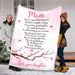 Ttbp - pink blanket for mom - blanket - gift for mother gift for mom mom presents.
