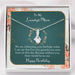 Alluring Beauty Necklace Gift For Mom Without You There Would Be No Me