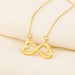 My Love Will Never End Infinity Heart Necklace For Mom