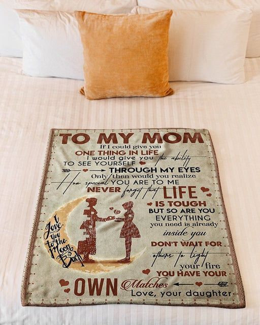 BeKingArt Family Personalized Vintage Daughter Gift For Mom You Need Is Already Inside You Fleece Blanket
