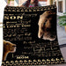 To My Amazing Son Full Printing Love Lion Mom Gift - Fleece Blanket