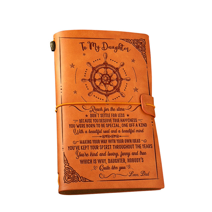 Mom To Daughter Reach For The Stars Leather Journal Gift For Mom Mother's Day Gift Ideas