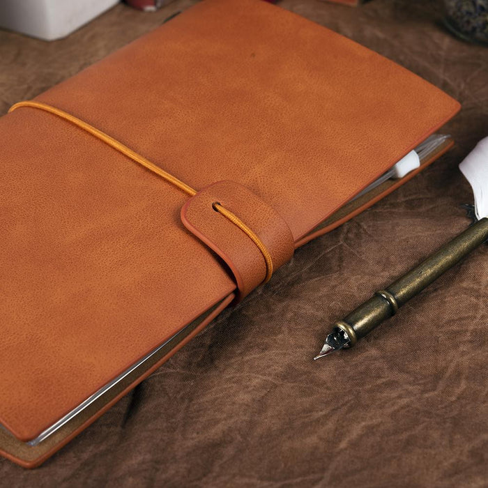 Grandpa To Granddaughter, Never Stop Believing In Yourself Leather Journal SX51