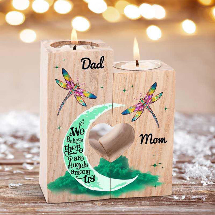 We Believe There Are Angels Among Us Candle Holder Gift For Mom Mother's Day Gift Ideas