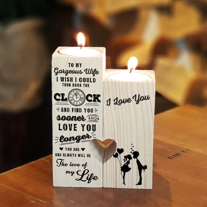 To My Gorgeous Wife I Love You Candle Holder Gift For Mom Mother's Day Gift Ideas