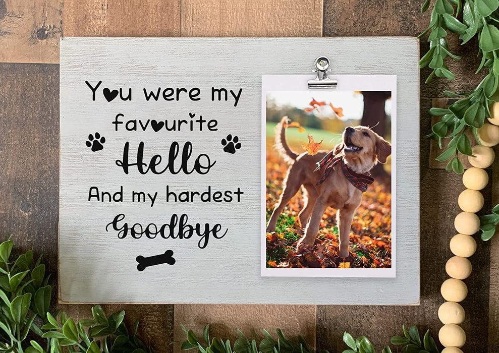 You Were My Favorite Hello Custom Name Photo Clip Frame Gift For Mom Mother's Day Gift Ideas