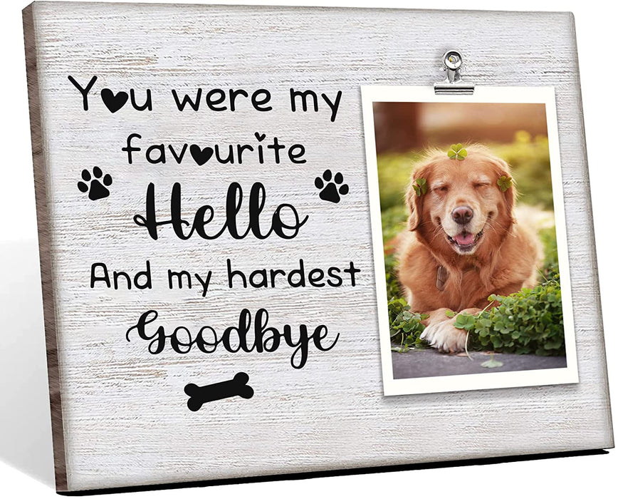 You Were My Favorite Hello Custom Name Photo Clip Frame Gift For Mom Mother's Day Gift Ideas