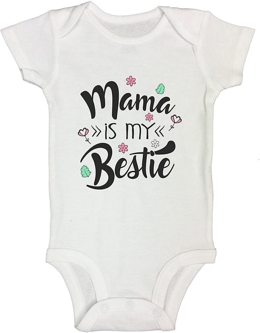 Mama Is My Bestie Baby Onesie Gift For Mom Mother's Day Gift Ideas