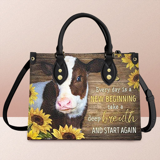 Young Cow Leather Handbag Gift For Mom Mother'S Day Gift Ideas