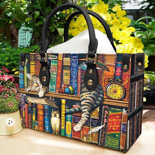 Hidden In A Book Leather Handbag Gift For Mom Mother'S Day Gift Ideas