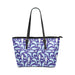 Dolphin Smile Print Pattern Leather Tote Bag