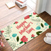 Funny Doormat Welcome Mat,Happy Mother's Day,Non-Slip Front Door Mats Rugs for Indoor\/Outdoor Entrance,Spring Floral Flower,Personalized Custom Entry Mats Carpets Absorbent Water and Mud,16x24inch