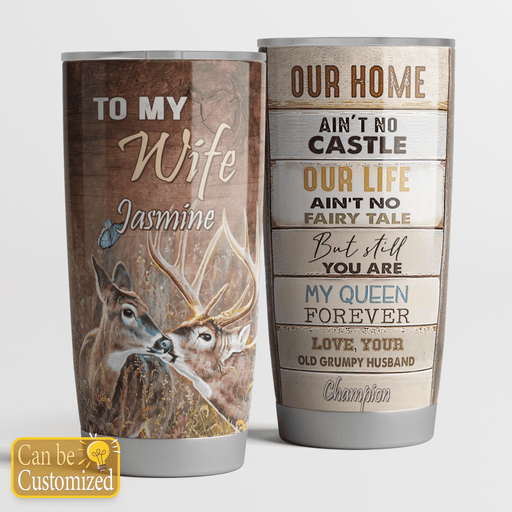 Personalized To My Wife Deer YQ2203049CL Tumbler