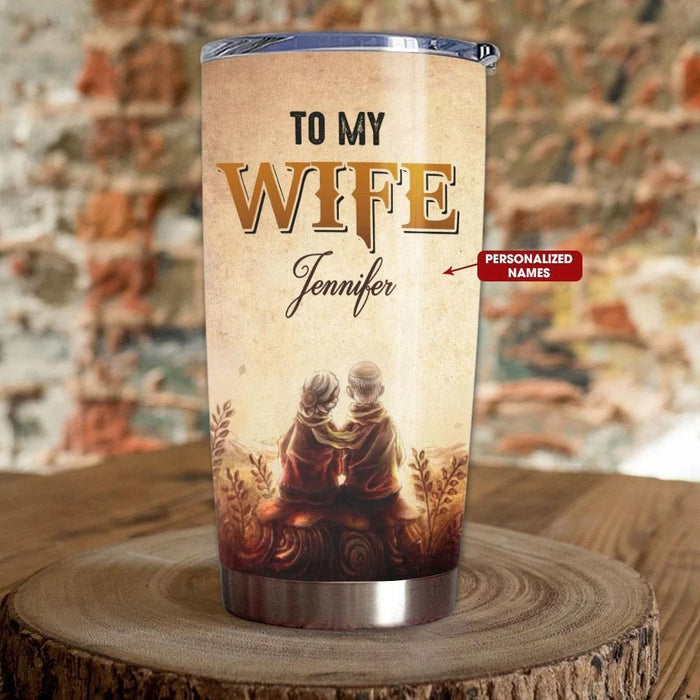 Personalized To My Wife YA0501016CL Tumbler