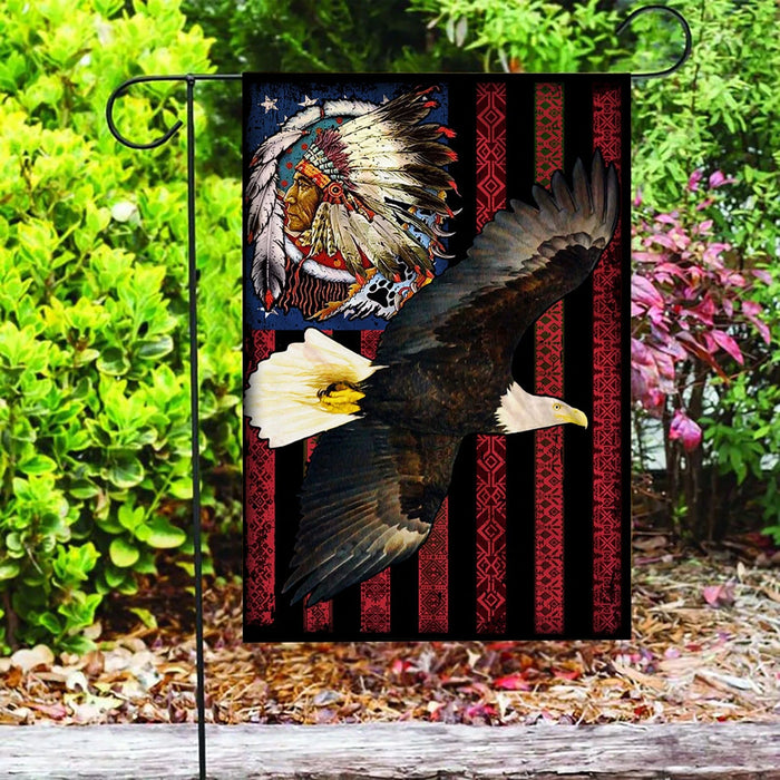 Custom Flag Native American Flag 9 - Garden Flag V2