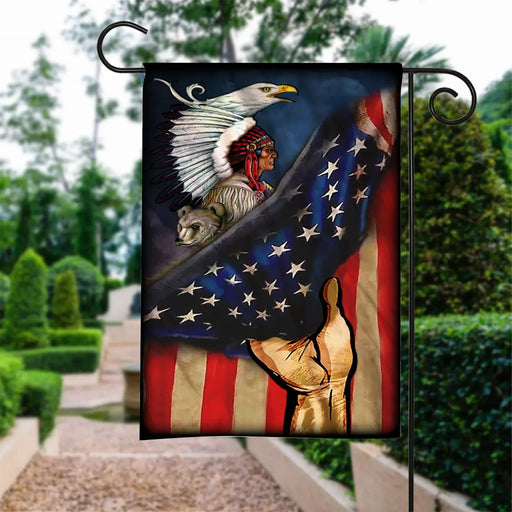 Custom Flag Native American Flag 7 - Garden Flag V1