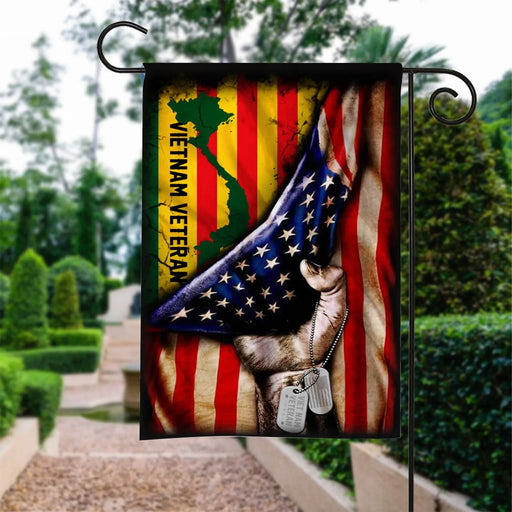 Custom Flag Vietnam Veteran American Flag - Garden Flag