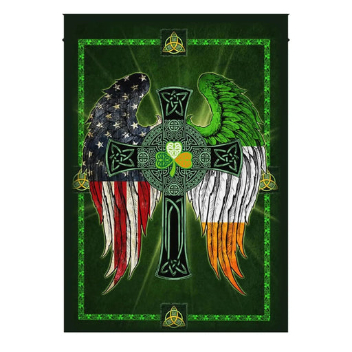 Irish American Flag 2 - Garden Flag