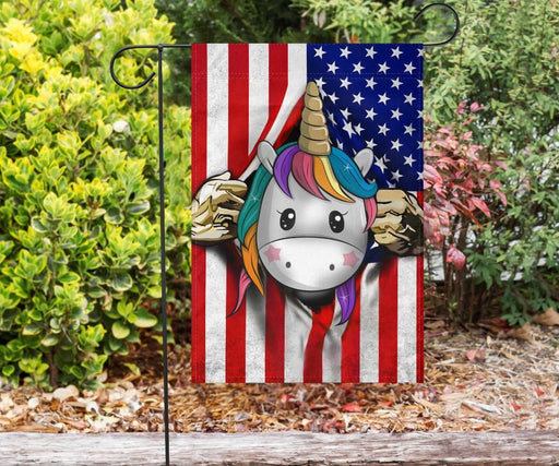 Unicorn American Flag Fourth Of July Flag Patriotic Gift For unicorn Lovers