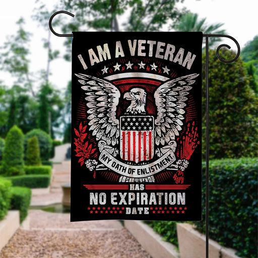 Custom Flag Veteran Oath Of Enlistment Flag - Garden Flag V4