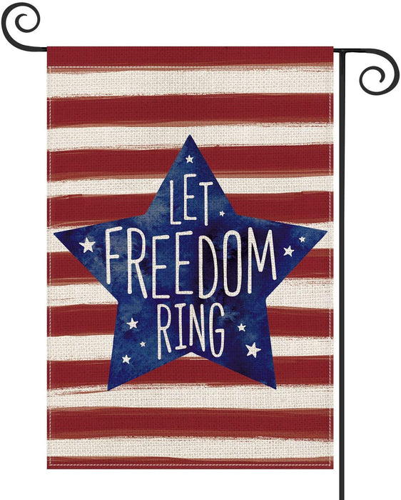 Stripes Star Let Freedom Ring Flag Gift For Soldier Veterans Memorial'S Day Gift Ideas