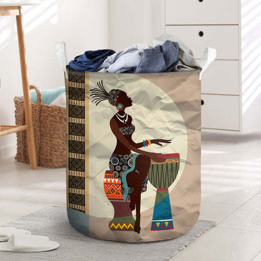 African Girl 1 GS2608202OD Laundry Basket