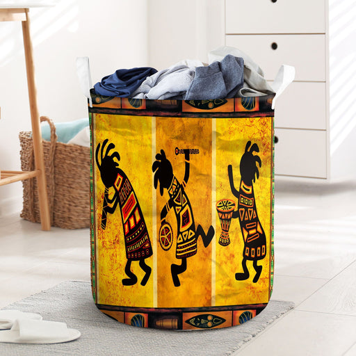African Kokopeli KL1509001HN Laundry Basket