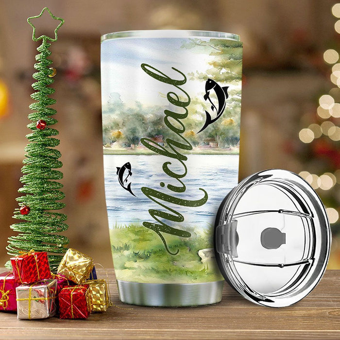 Dad Son Fishing Partner Personalised  Stainless Steel Tumbler