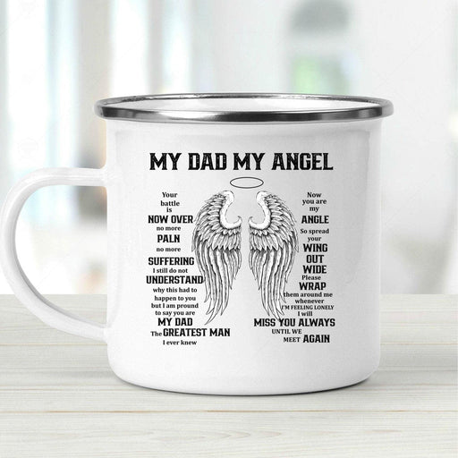 My Dad My Angel Campfire Mug Gift For Dad Gift For Father Father's Day Gift Ideas