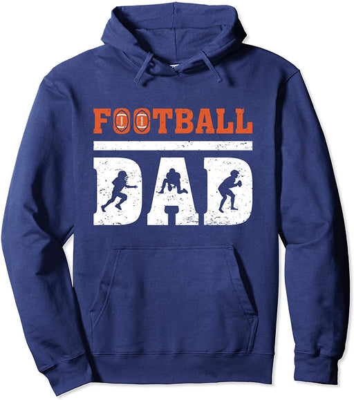 Football Dad Funny Football Father's Day Pullover Hoodie