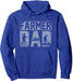 Fathers Day Gift Idea Farm Dad Farming Farmer Pullover Hoodie