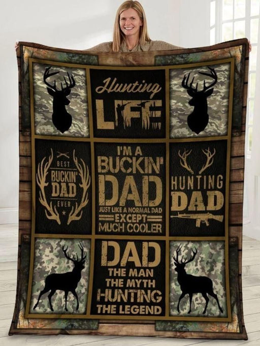 Best Bucking Dad Much Cooler Quilt Blanket Home Decoration