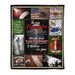 Football Lover Throw Fleece Blanket Saying Quote To My Daughter I Believe In You From Dad & Mom