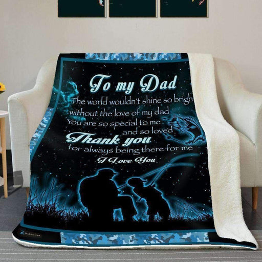 You Are So Special To Me Giving Dad Blanket