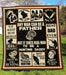 Real Man To Be A Hunting Daddy Quilt Blanket Home Decoration