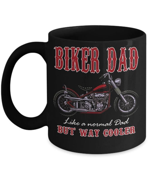 BeKingArt Biker Dad Like A Normal Dad But Way Cooler