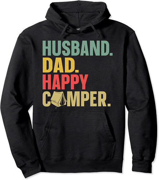 Camping Husband Dad Father Family Pullover Hoodie Sweatshirt