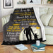 Gifts For Dad From Daughter - Father's Day Gift - Dad Premium Fleece Blanket