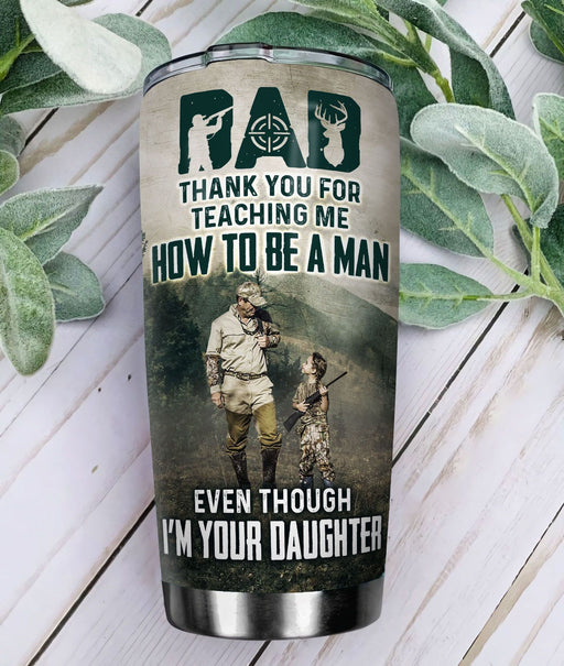 To My Dad Hunting Partner For Life Stainless Steel Tumbler